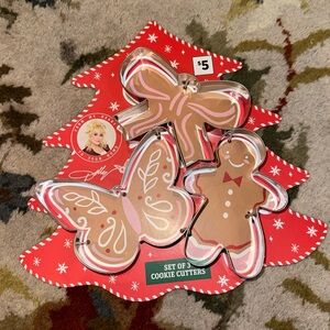 Dolly Parton Christmas Cookie Cutters Set of 3